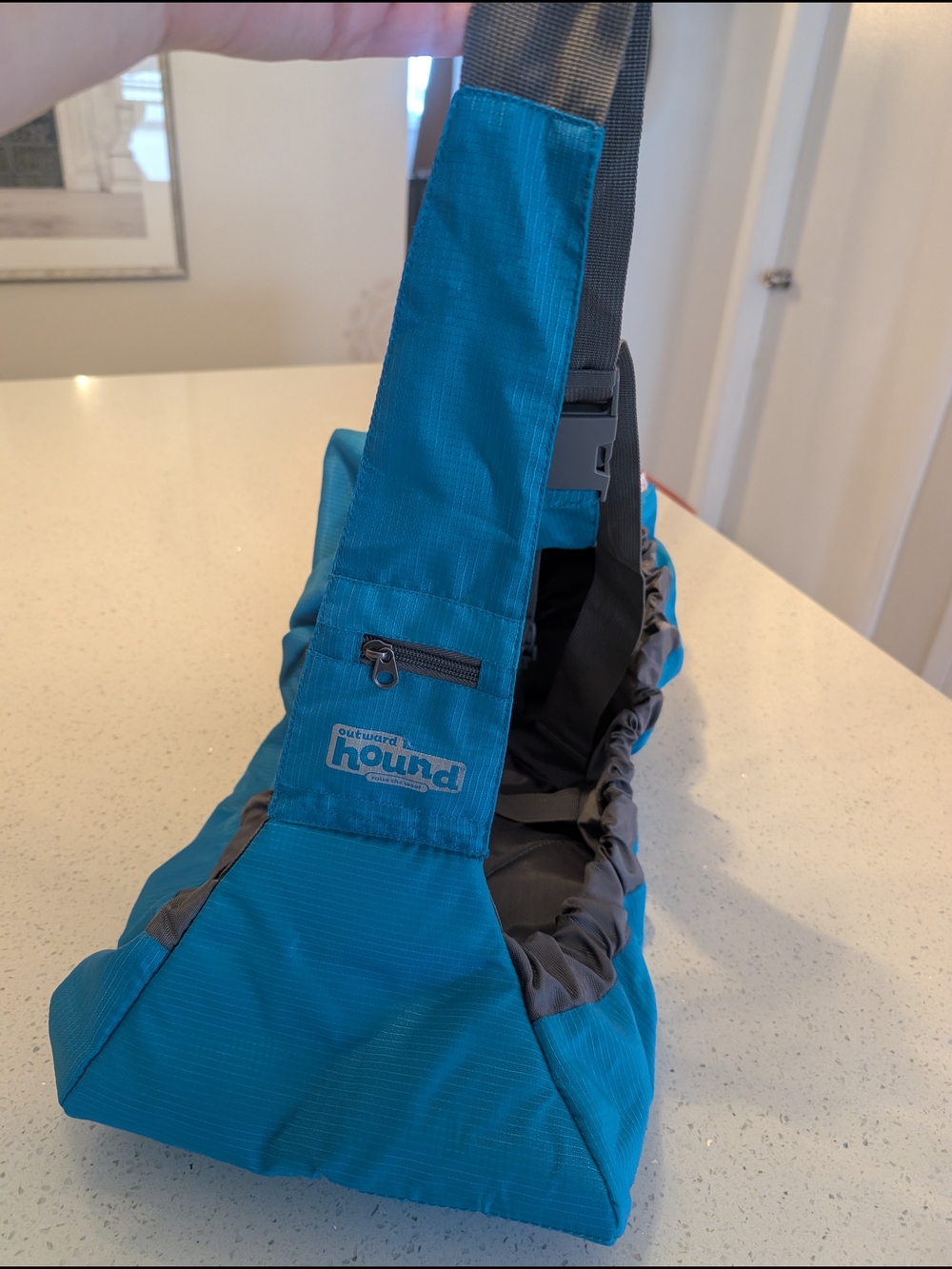 Outward Hound Teal Dog Sling Carrier